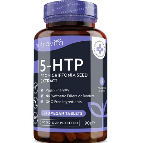 Nutravita Htp Mg Griffonia Seed Extract Vegan Tablets