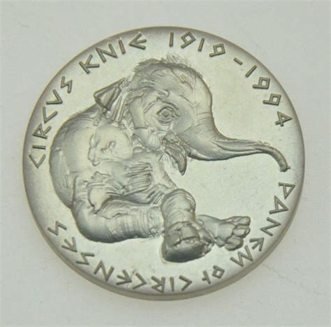 Hans Erni Silbermedaille Zirkus Knie 1994 Elefant Kaufen Auf Ricardo