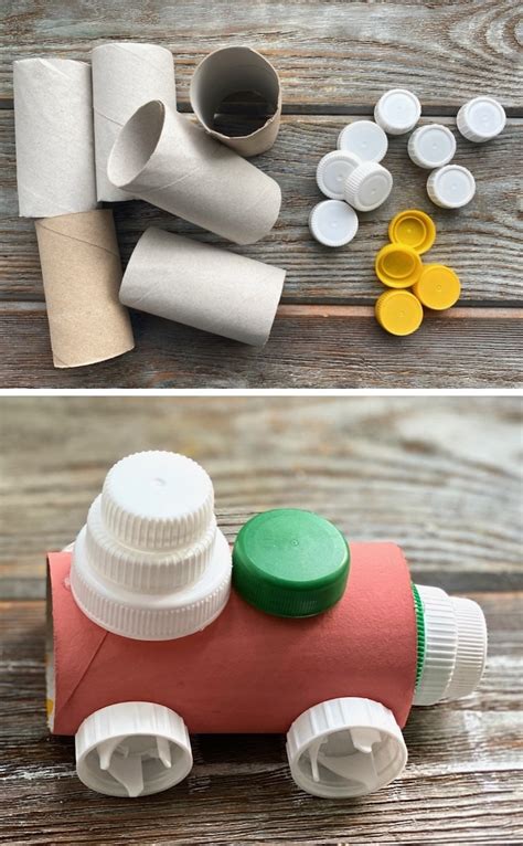 Easy Toilet Paper Roll Train Craft For Kids