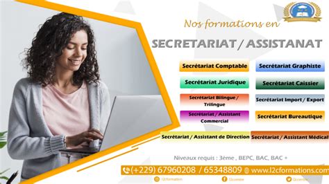 Secrétariat toutes options CFTP L2C Bénin