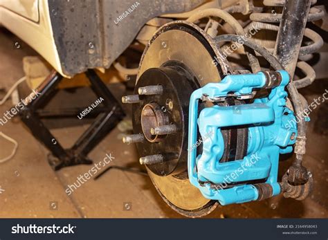 Vehicle Disc Brake Repair Process Replacing Stock Photo 2164958043 | Shutterstock