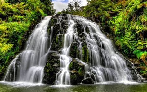 Waterfalls River Rock Mountain Waterfalls Waterfall High Hi Res