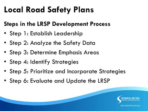 Ppt Strategic Highway Safety Plandeveloping Local Road Safety Plans