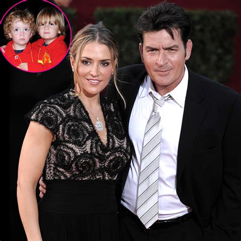 Charlie Sheen Brooke Muellers Rare Photos Of Twins Bob And Max Us Weekly