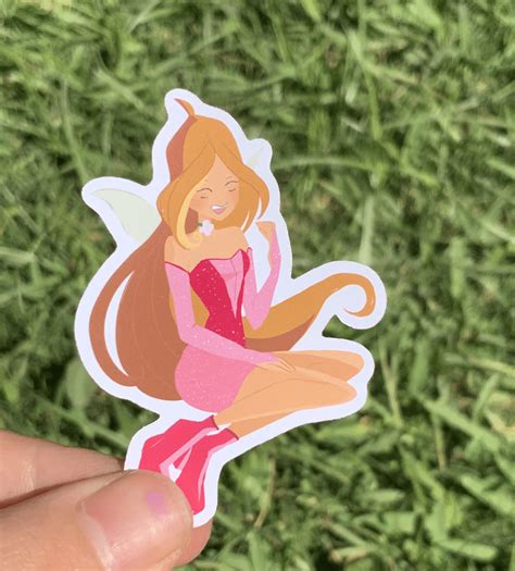 Winx Club Stickers Winxs Fanart Stickers Bloom Aisha Flora Etsy Uk