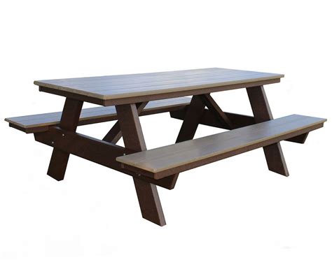 6' Picnic Table with Benches | Mountain View Furniture