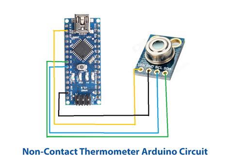 Non Contact Thermometer Using Mlx Arduino