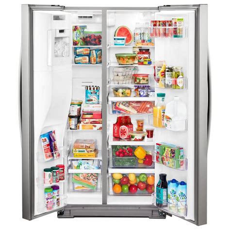 Whirlpool WRS571CIHZ 36-Inch Counter Depth Side-By-Side Refrigerator ...