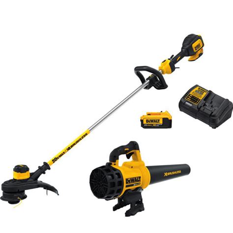 Dewalt V Max Cordless String Trimmer Blower Combo Kit By Dewalt At