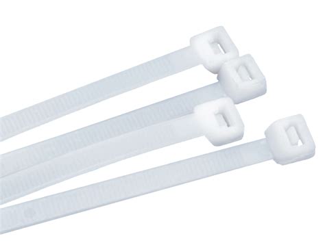 Kable Kontrol Natural White Nylon Cable Ties Clear Zip Ties To