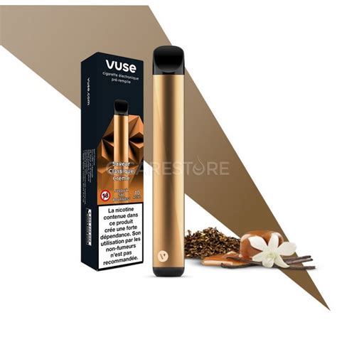 Cigarette Lectronique Jetable Vuse Puff Saveur Cr Me Classique Mg