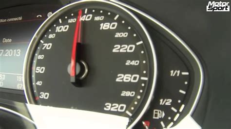 0 290 Km H Audi Rs6 560 Ps Speedo Youtube