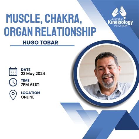 Muscle Chakra Organ Relationship By Hugo Tobar Tickets Trybooking