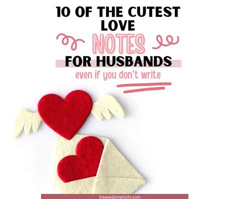 Cute Notes For Your Husband