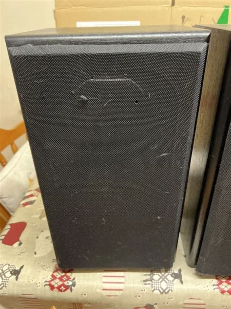 Technics Sb Cs Way Stereo Speakers Black With Cloth Grills Ohms