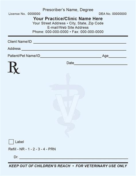 Rx Label Template For Word / Prescription Label Template Microsoft Word ...