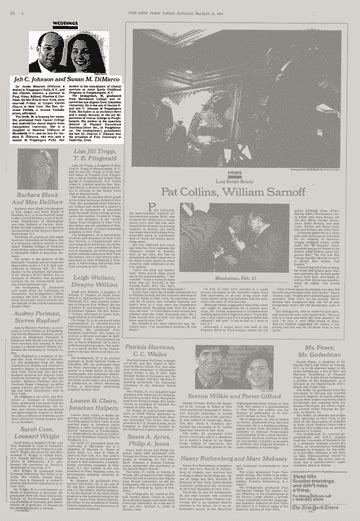 WEDDINGS; Jeh C. Johnson and Susan M. DiMarco - The New York Times