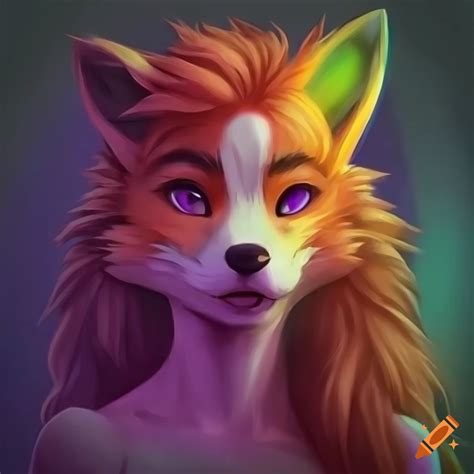 Spectrum Digital Art Furry Fox Woman On Craiyon