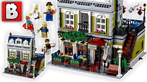 Lego Creator Parisian Restaurant Set 10243 Unbox Build Time Lapse