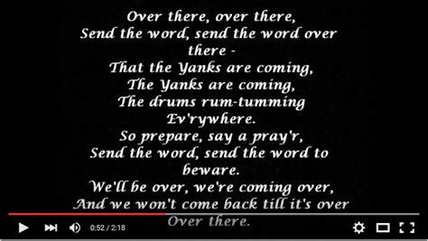 Doing Advance Work: US World War I song 'Over There' told Americans they should be proud to ...