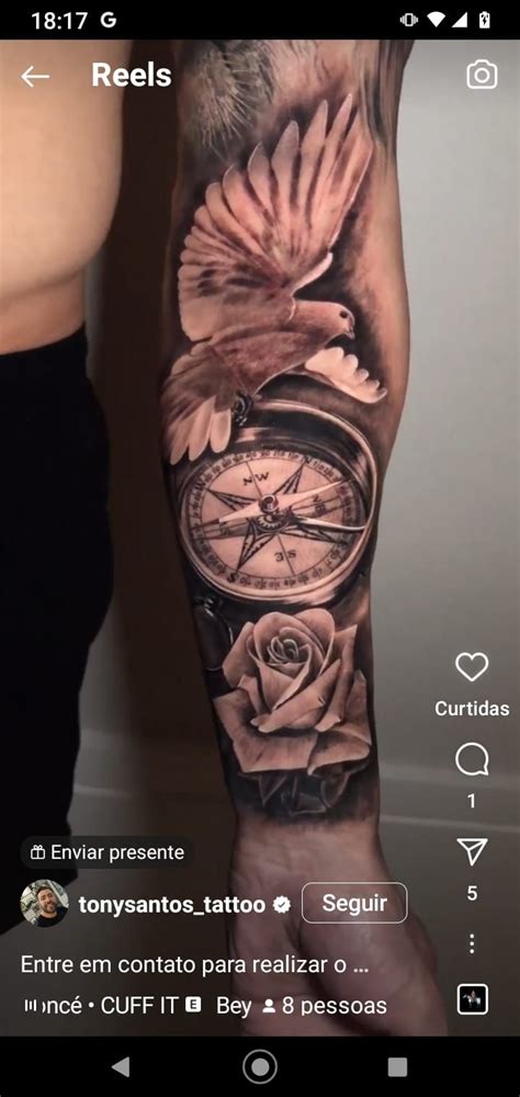 A Person With A Clock And Flowers On Their Arm