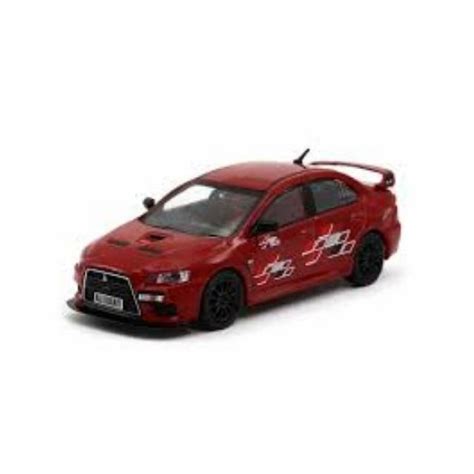 1 64 MITSUBISHI EVO X RALLIART RED