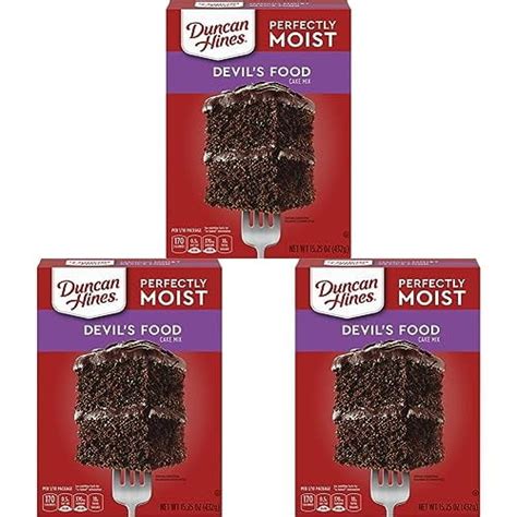 Duncan Hines Classic Cake Mix Devils Food Oz Pack Of