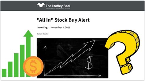 Motley Fools All In Buy Alert Heres What It Is Youtube