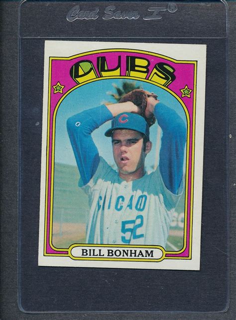 1972 Topps 029 Bill Bonham Cubs EX MT 8130 EBay