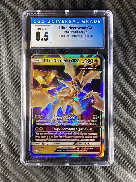 Ultra Necrozma Gx Sm Black Star Promo Pokemon Card Nm Mint Values