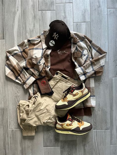 Travis Scott air max 1 outfit | Mode swag homme, Styles de mode pour ...