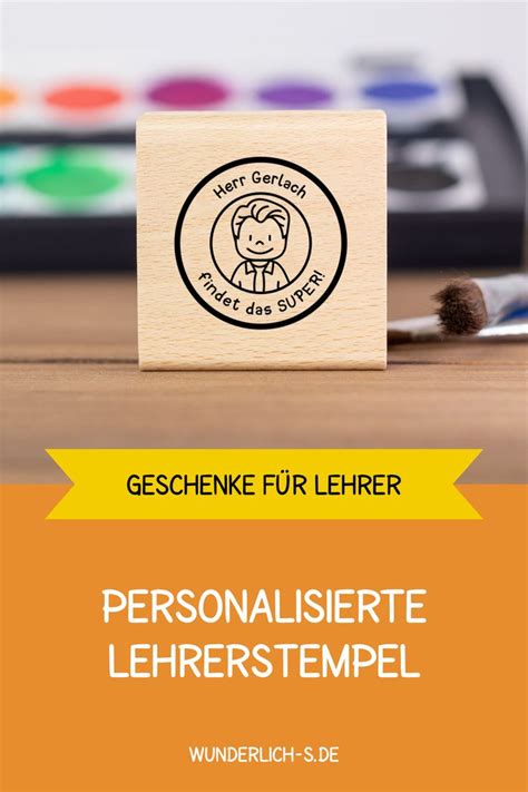 Personalisierte Leherstempel Wunddrichse Fur Leihreer