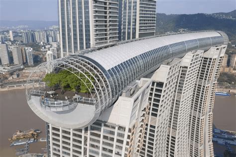 Raffles City Chongqing In China Has A Mall, Sky Deck & Hotels