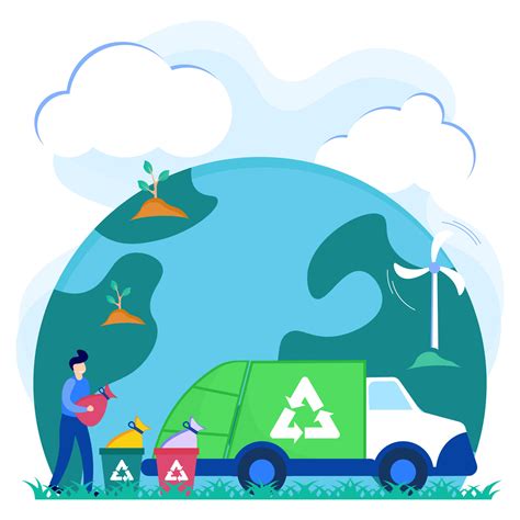 Illustration Vector Graphic Cartoon Character Of Environmental