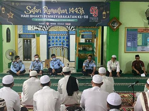 Kakanwil Kemenkumham Kalsel Safari Ramadan Ke Lapas Banjarbaru