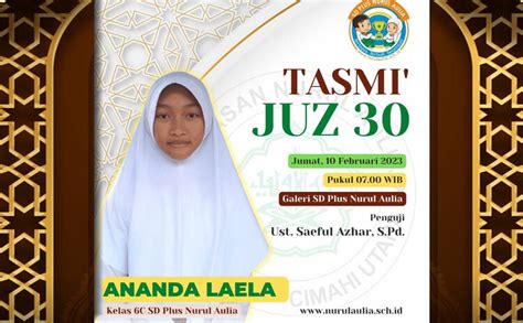 Tasmi Juz Yayasan Nurul Aulia