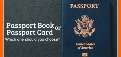 Us Passport Card Vs Book State Super News