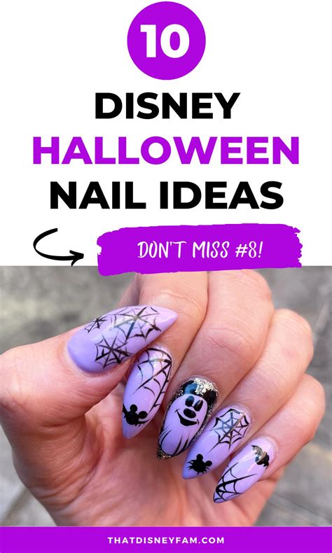 10 Best Disney Halloween Nails - That Disney Fam