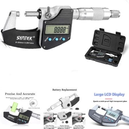 Digital Micrometer 0 25mm Syntek MIC3CB