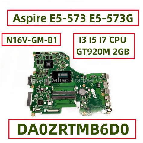 Da Zrtmb D For Acer Aspire E E G Laptop Motherboard With Core