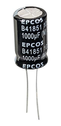 Kit 10x Capacitor Eletrolítico Epcos 1000uf 35v 105°c 12x20 Parcelamento Sem Juros