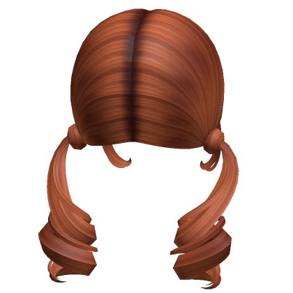 Low Curly Back Fairy Pigtails In Ginger Roblox Item Rolimon S