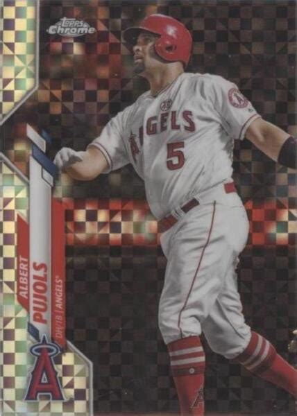 Topps Chrome X Fractor Albert Pujols For Sale Online Ebay