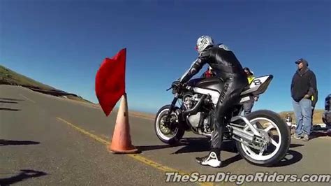 Guy Martin Day One Take Off During Practice At Pikes Peak Ppihc Youtube