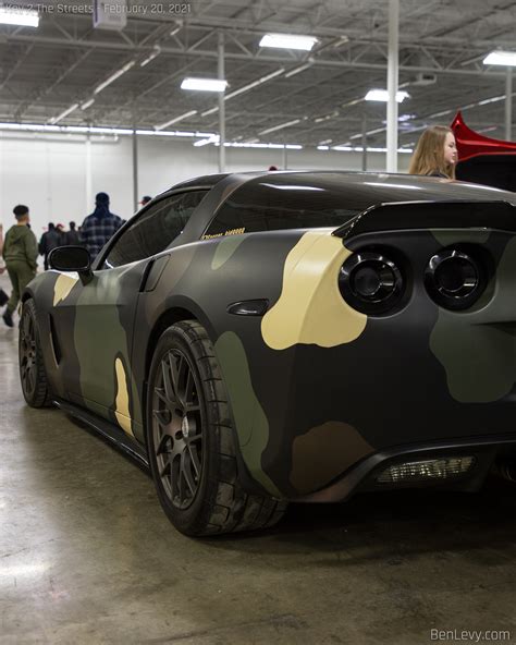 Camoflouge Wrap On C6 Corvette