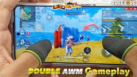 Poco X3 Pro Free Fire Gameplay Test 2 Finger Handcam M1887 Onetap