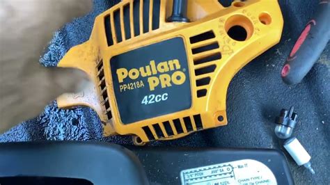 Poulan Pro Pp4218a 18 Chain Saw Fuel Line Replacement Fuel Line Routing Youtube