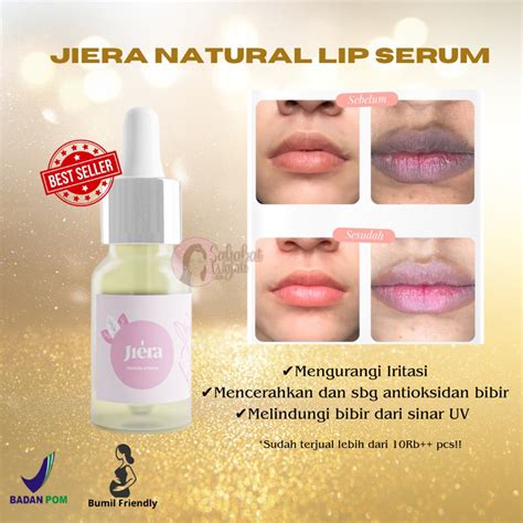 Jual Jiera Natural Lip Serum 10ml Shopee Indonesia