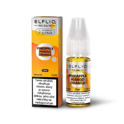 Nikotinov S L Elf Bar Elfliq Pineapple Mango Orange Ml Vaporism