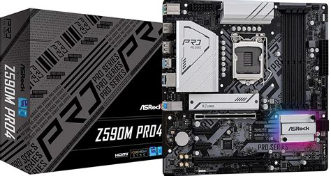 ASROCK Z590M PRO4 LGA1200/ Intel Z590/ DDR4/ SATA3&USB3.2/ M.2/ Micro ...